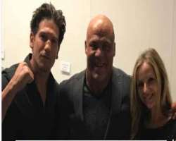 His wife is a niece of the famous professional wrestler Kurt Angle.